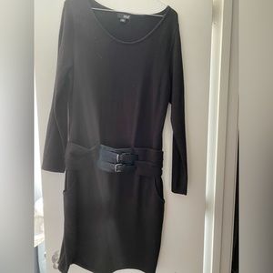 Black long sleeved dress